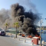 Arden cinco lanchas en el Port d'Andratx
