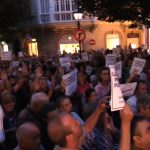 Concentración silenciosa en Palma en solidaridad con 'los Jordis'