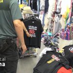 La Guardia civil y la Policía local llevan a cabo una operación conjunta contra la venta de productos ilegales