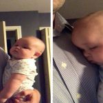 La mejor forma de dormir a un bebé...¡hablarle de trabajo!