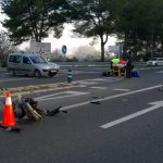 Un motorista, grave, tras sufrir un accidente contra un coche en Ibiza
