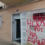 El STEI interpone una denuncia contra las pintadas insultantes en la sede