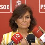 Carmen Calvo (PSOE): "Queremos gobernar solos y en un plazo corto convocar elecciones”
