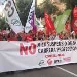 Los trabajadores públicos toman la calle por la carrera profesional