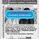 Encuentran a la menor desaparecida en Palma desde el domingo