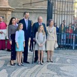 La Familia Real asiste a la misa de Pascua en La Seu