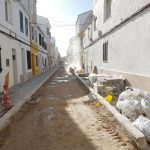Las obras de reforma del carrer de la Infanta de Maó avanzan a buen ritmo