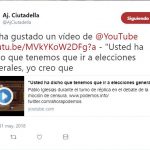 El PP acusa a Gent per Ciutadella de hacer propaganda de Pablo Iglesias con el Twitter del Ayuntamiento