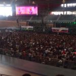 Valtonyc da un concierto en el Palma Arena... a través de una pantalla