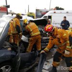 Un accidente de tráfico en Son Castelló deja dos heridos