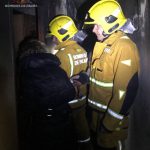 Seis heridos por inhalación de humo en un incendio en una vivienda en Palma