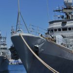 Los buques del ejercicio de guerra de minas atracarán este sábado en Porto Pi