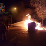 Vuelven a quemar contenedores en Palma