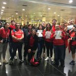 Aficionados del Real Mallorca atrapados en el aeropuerto de Barcelona-El Prat