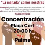Palma se moviliza en protesta por la sentencia de 'La Manada'
