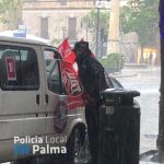 La lluvia obliga a suspender la manifestación