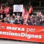 Doscientos jubilados se han manifestado por unas "pensiones dignas"