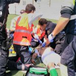 En estado crítico un hombre de 34 años tras desplomarse durante un partido amistoso de fútbol