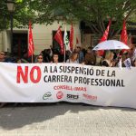 Los sindicatos vuelven a manifestarse a favor de la carrera profesional