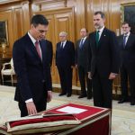 Pedro Sánchez toma posesión de su cargo de presidente del Gobierno