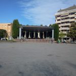 El Ajuntament de Calvià hace obras en la plaza de España de Portals Nous