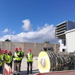Responsables políticos de Menorca visitan la central de Endesa en Eivissa para conocer la tecnología que reduce emisiones