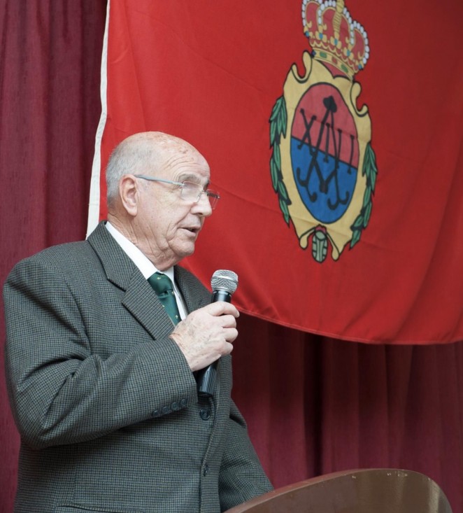 El Presidente de la Hermandad de Alfonsinos, José Ginard