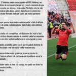 Javier Bonilla se despide de la afición del Real Mallorca