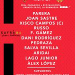 Alex López y Russo novedades en el once del Real Mallorca
