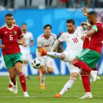 Irán gana con gol en propia puerta de Marruecos en el minuto 95