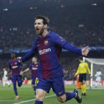 Leo Messi mete al FC Barcelona en cuartos de la Champions