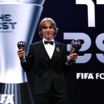Luka Modric se impone a Cristiano Ronaldo en el "The Best"