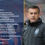 Horacio Melgarejo se despide de la afición del Atlético Baleares