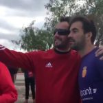 El Real Mallorca recibe gritos de ánimo tras acabar el entrenamiento