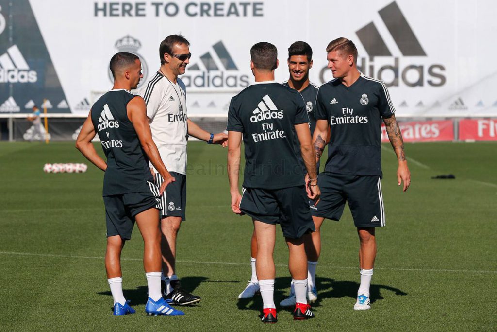 Asensio ya entrena en el Madrid