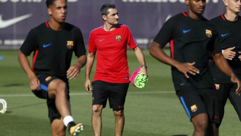 FC Barcelona entrena