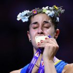 Carolina Marín logra el tercer título Mundial de Bádminton en China