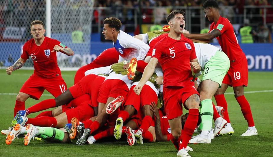 Inglaterra gana a Colombia
