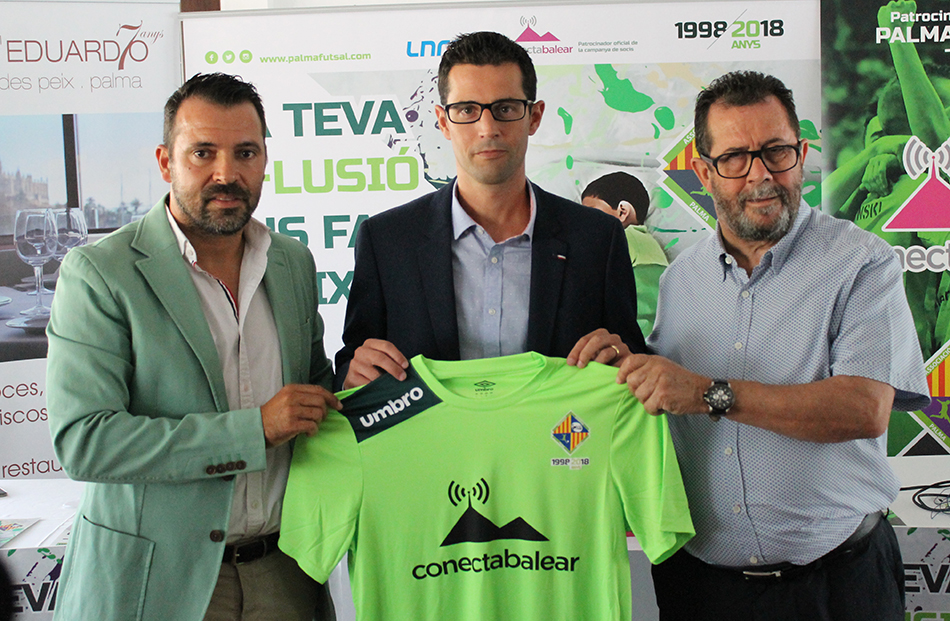 Palma Futsal con Conecta Balear