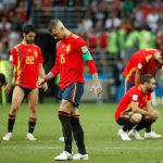 España llegó a Barajas tras caer eliminada del Mundial de Rusia