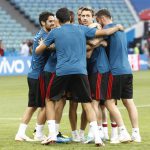 España vuelve a entrenar en las instalaciones de Krasnodar