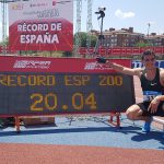 Bruno Hortelano bate el récord de España de los 200 metros