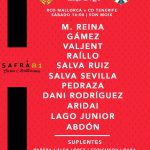 Raillo es la única novedad en el once del Real Mallorca ante el Tenerife