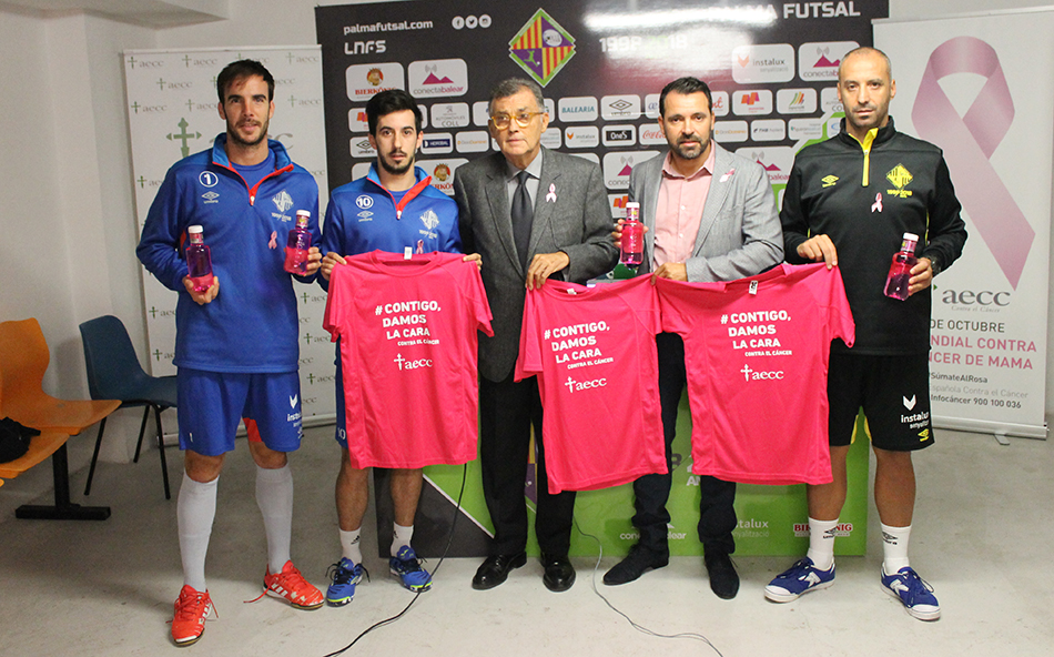 El Palma Futsal con la AECC