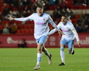 Pep Biel debuta con gol en el Zaragoza
