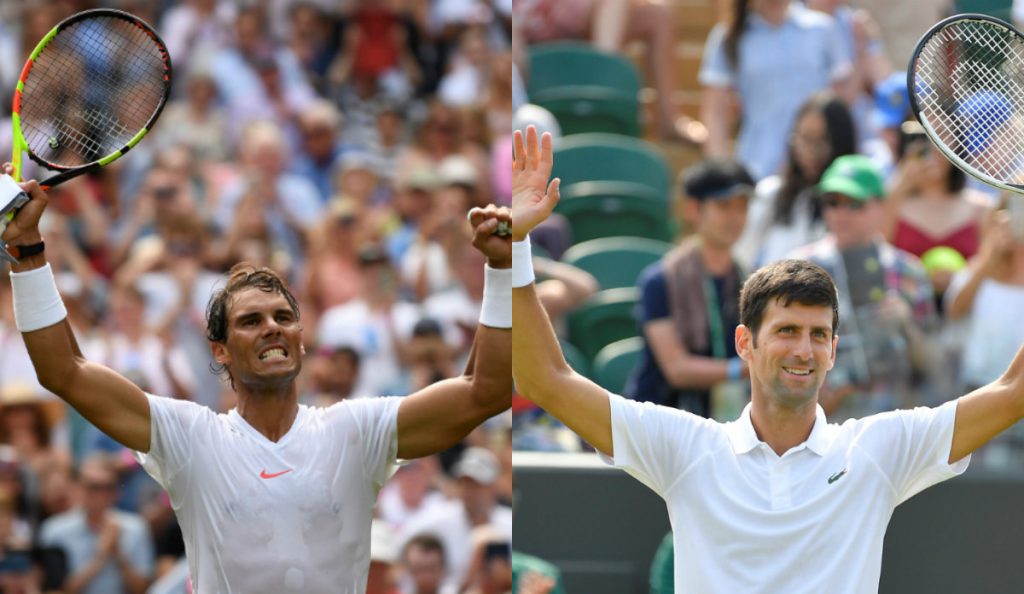 Nadal y Djokovic en semifinales