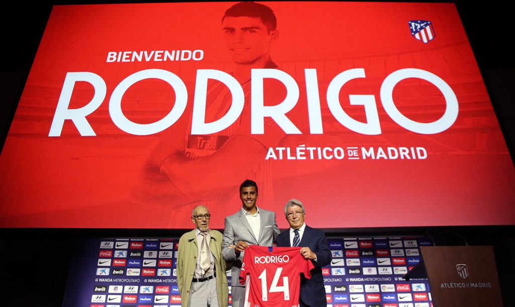 Rodrigo llega al Atlético de Madrid