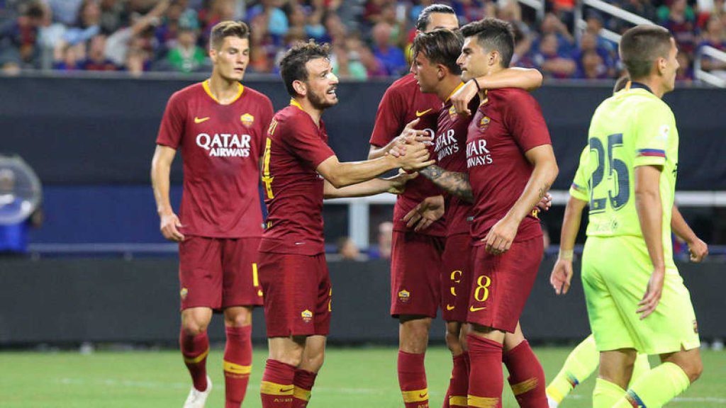 La Roma gana al Barcelona