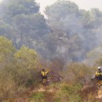 El Ibanat da por controlado el incendio de Cala Magraner