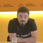 Gabriel Rufián ve muy positivo un acuerdo entre Esquerra Republicana y Més per Mallorca